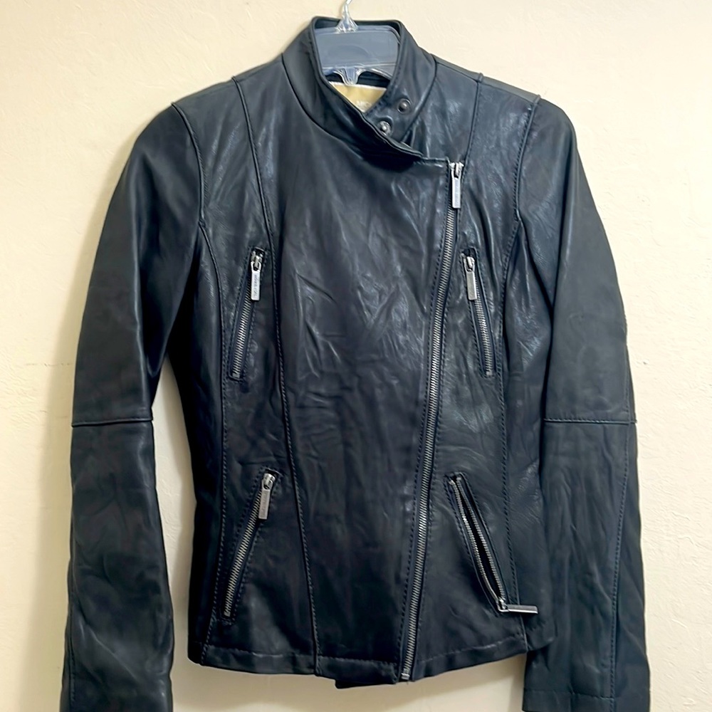 Leather Jacket-Michael Kors